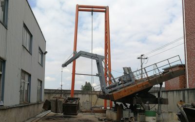 A type Fast Rescue Boat Davit Test