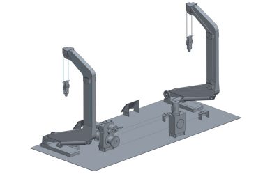 Hydraulic Luffing Arm Type Davit